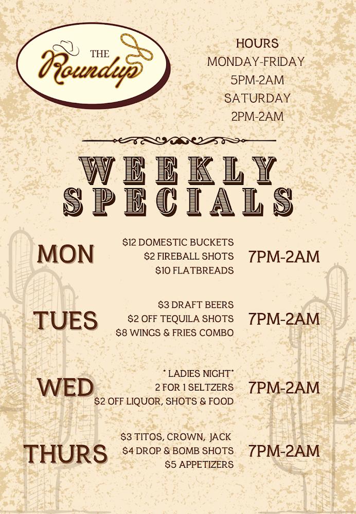The Roundup Menu image 2