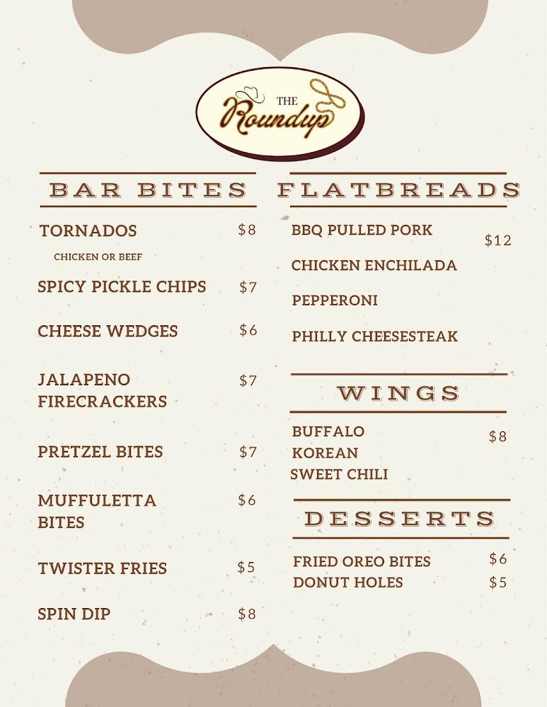 The Roundup Menu image 3